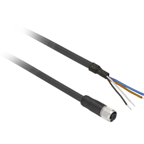 01 cabo pvc com conector femea m12 reto 4p 5m ip67