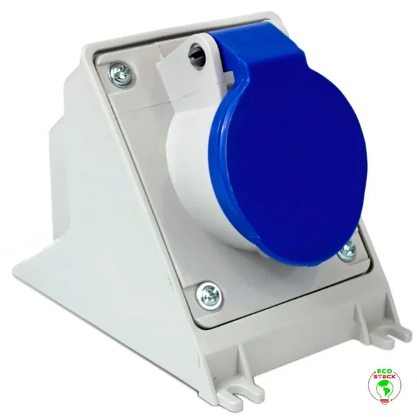 Módulo Tomada Steck N3206 2P+T 32A Azul IP44
